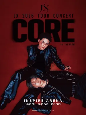 JX TOUR CONCERT: CORE [인천] 공식 포스터