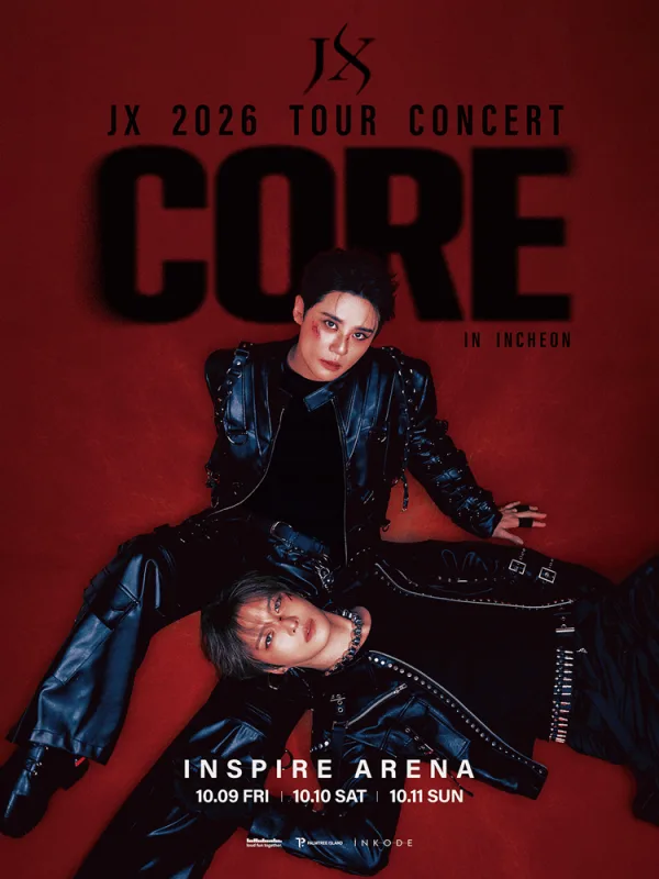 JX TOUR CONCERT: CORE [인천] 공식 포스터