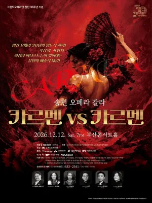 송년 오페라 갈라, 카르멘 VS 카르멘 [부산] 공식 포스터