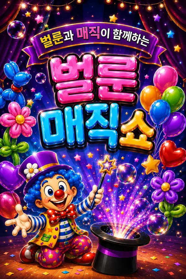 벌룬 매직쇼 [부산 강서] 공식 포스터