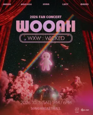 WOOAH FAN CONCERT: WXW: WICKED 공식 포스터