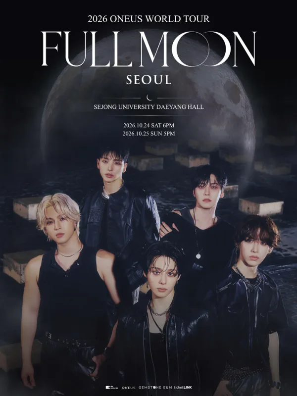 ONEUS WORLD TOUR: FULL MOON [서울] 공식 포스터