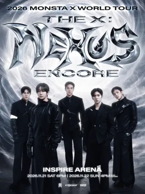 MONSTA X WORLD TOUR, THE X: NEXUS [인천 (앵콜) ] 공식 포스터