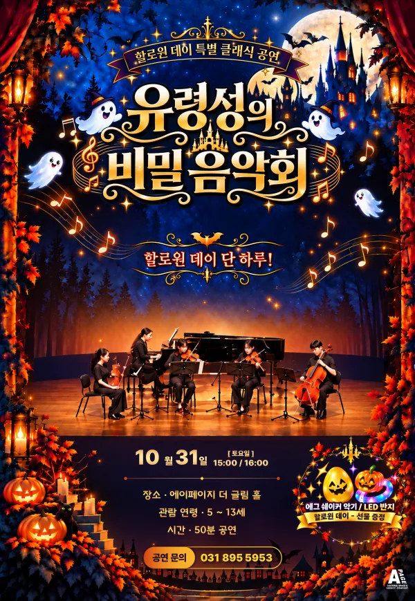 유령성의 비밀음악회 [화성] 공식 포스터
