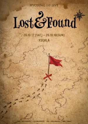 HYOJUNG 1st LIVE: Lost & Found 공식 포스터