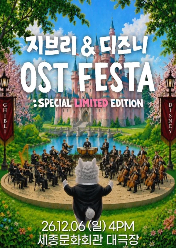 지브리 & 디즈니 영화음악 FESTA [서울] 공식 포스터