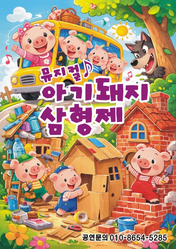 아기돼지 삼형제 [의정부] 공식 포스터