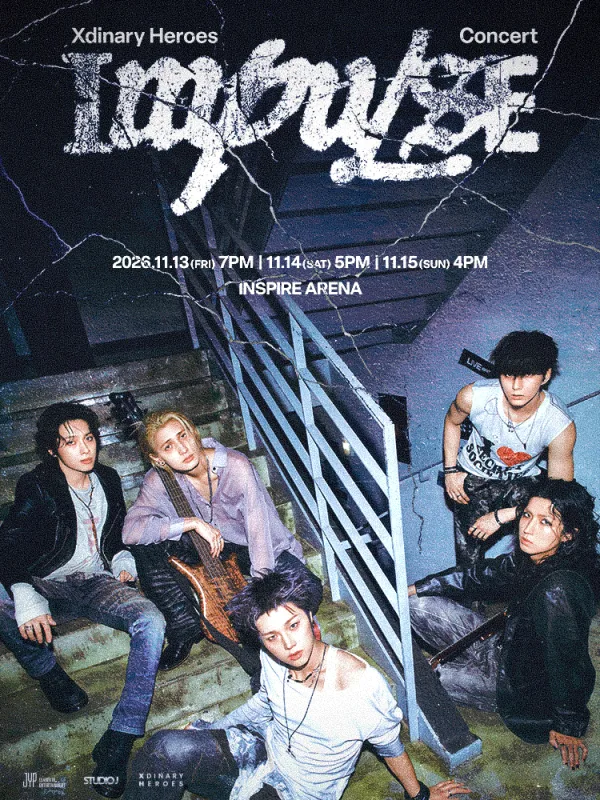 Xdinary Heroes Concert: IMPULSE [인천] 공식 포스터