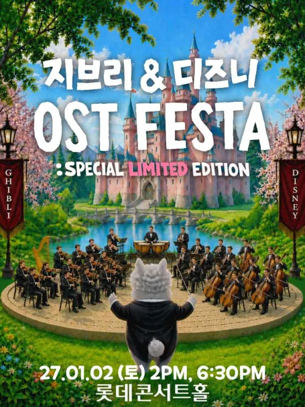 지브리 & 디즈니 영화음악 FESTA [서울] (01.02) 공식 포스터