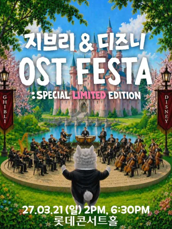 지브리&디즈니 영화음악 FESTA [서울] (03.21) 공식 포스터