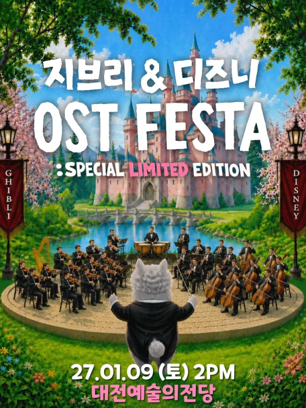 지브리 & 디즈니 영화음악 FESTA [대전] 공식 포스터