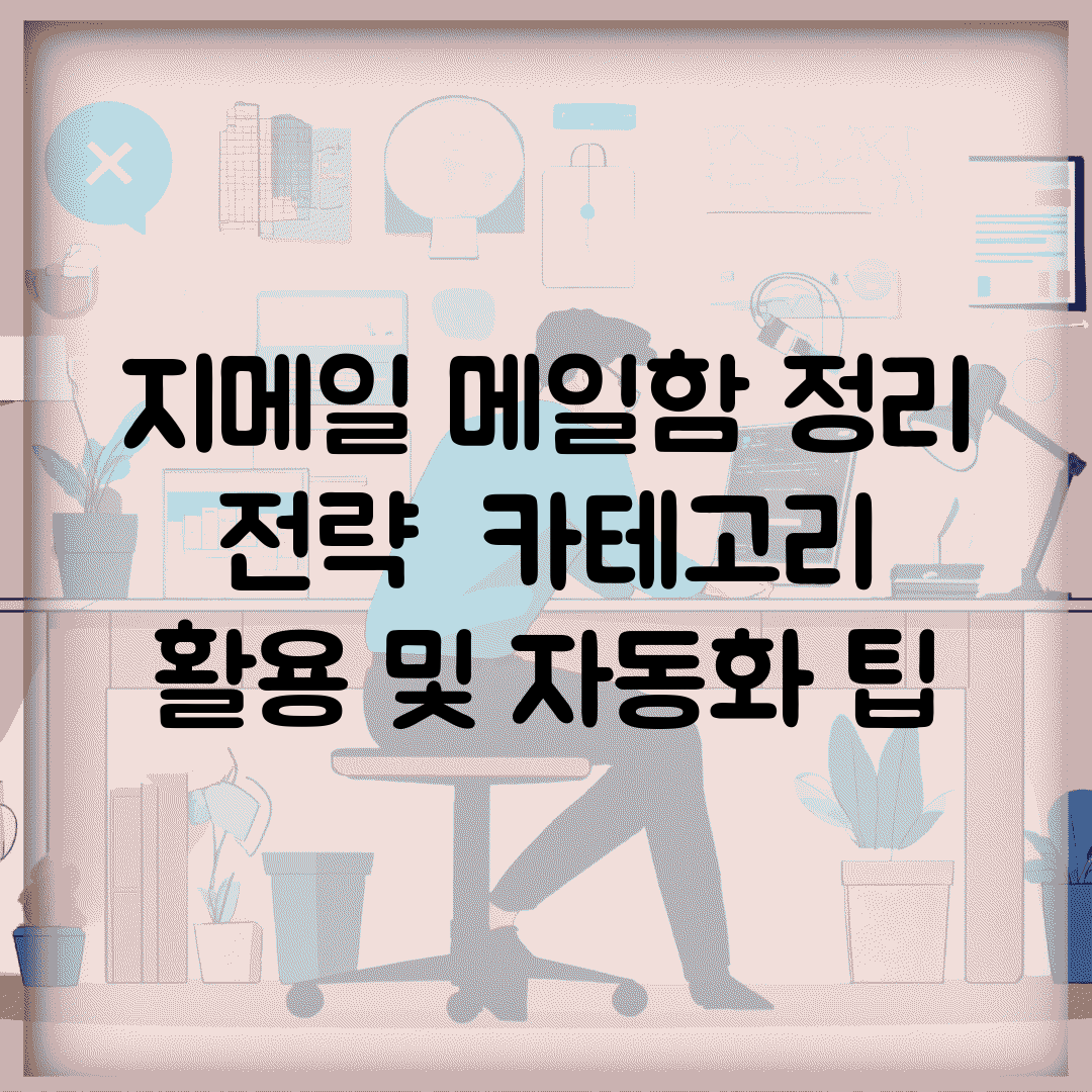 지메일 메일함 정리 전략 | 카테고리 활용 및 자동화 팁