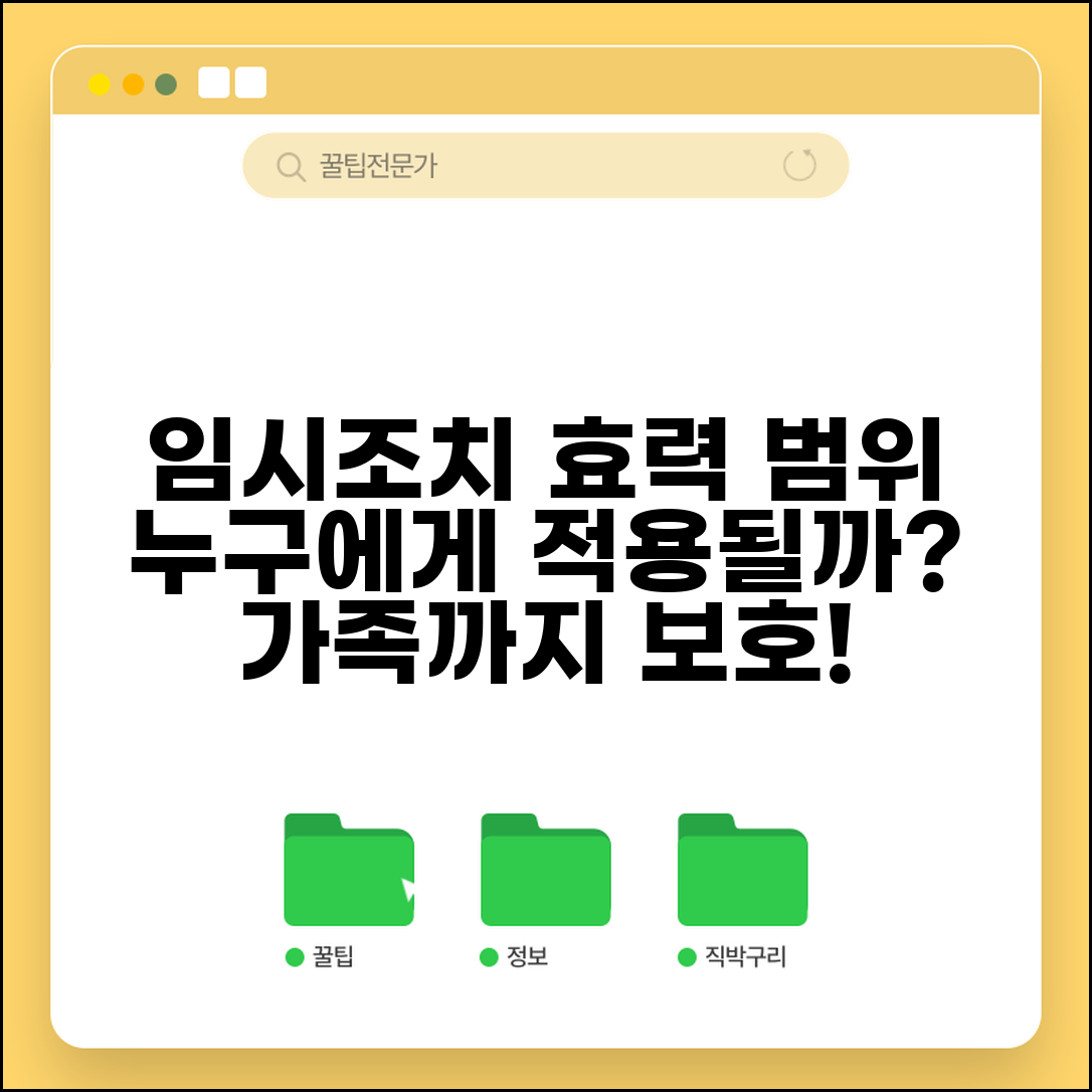 임시조치명령 효력 범위 | 임시조치 적용 대상 | 가족구성원 보호 | 효력 발생 시점