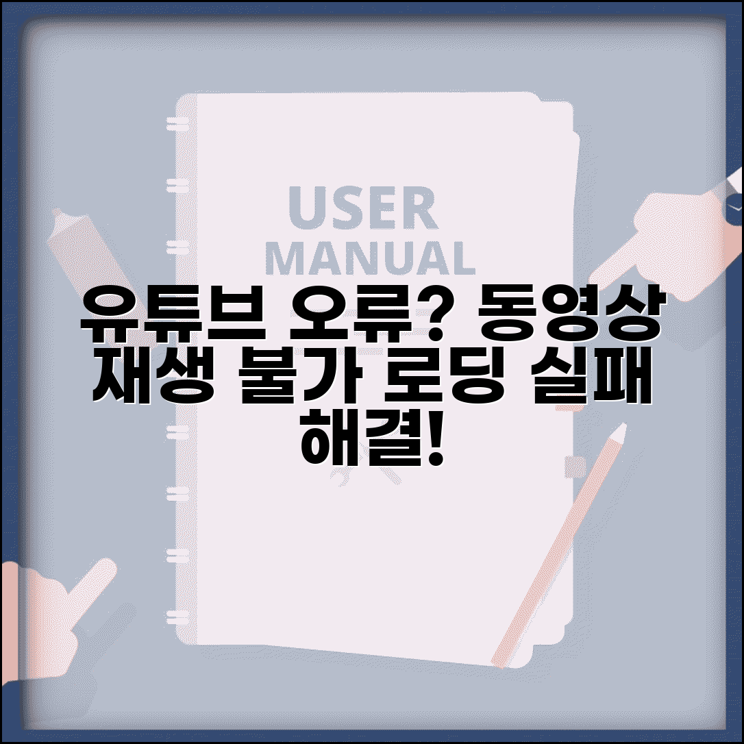 유튜브가 안될때 해결법 | 동영상 재생 오류 + 로딩 실패 해결