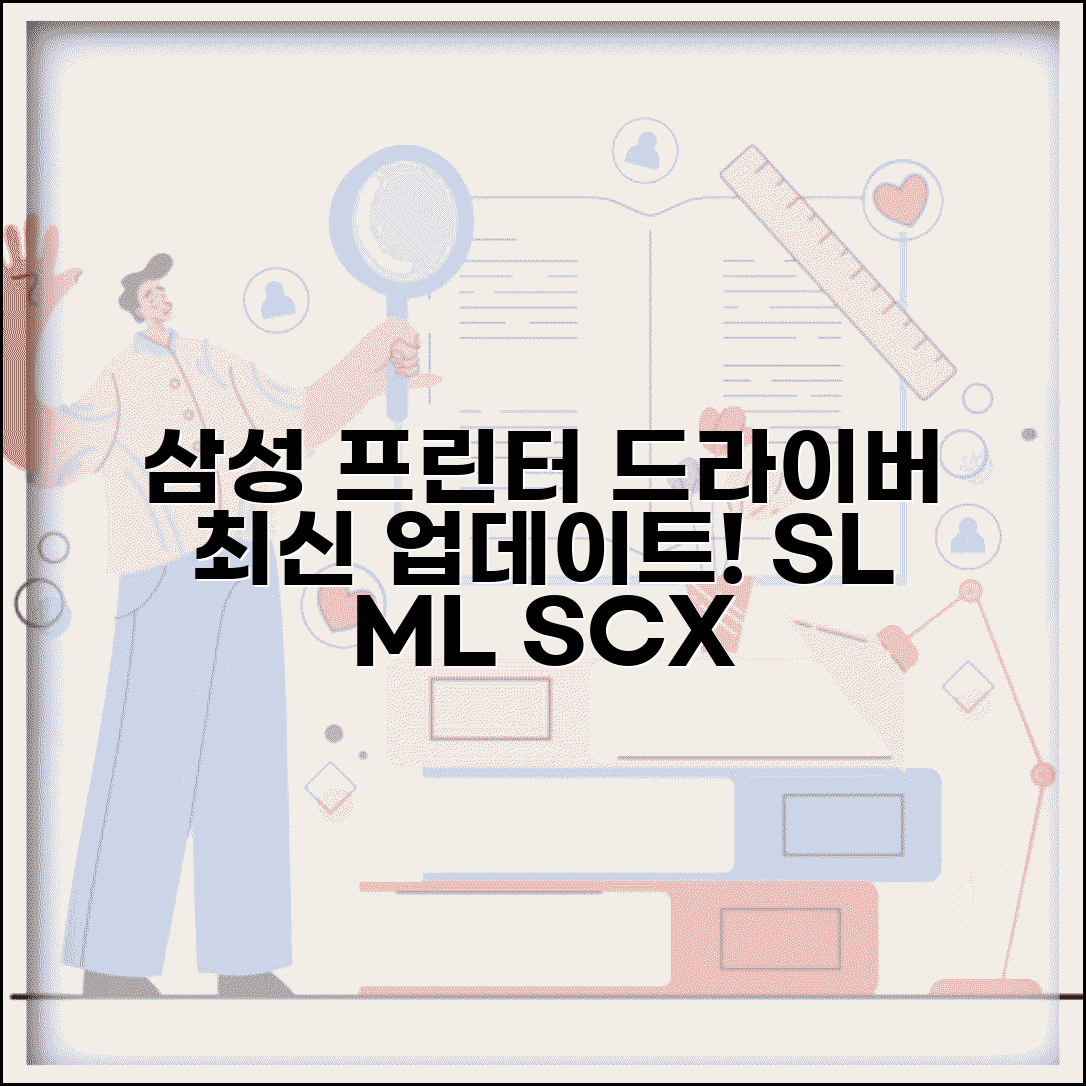 삼성 프린터 드라이버 다운로드 최신 | 삼성 SL ML SCX 시리즈 드라이버 업데이트