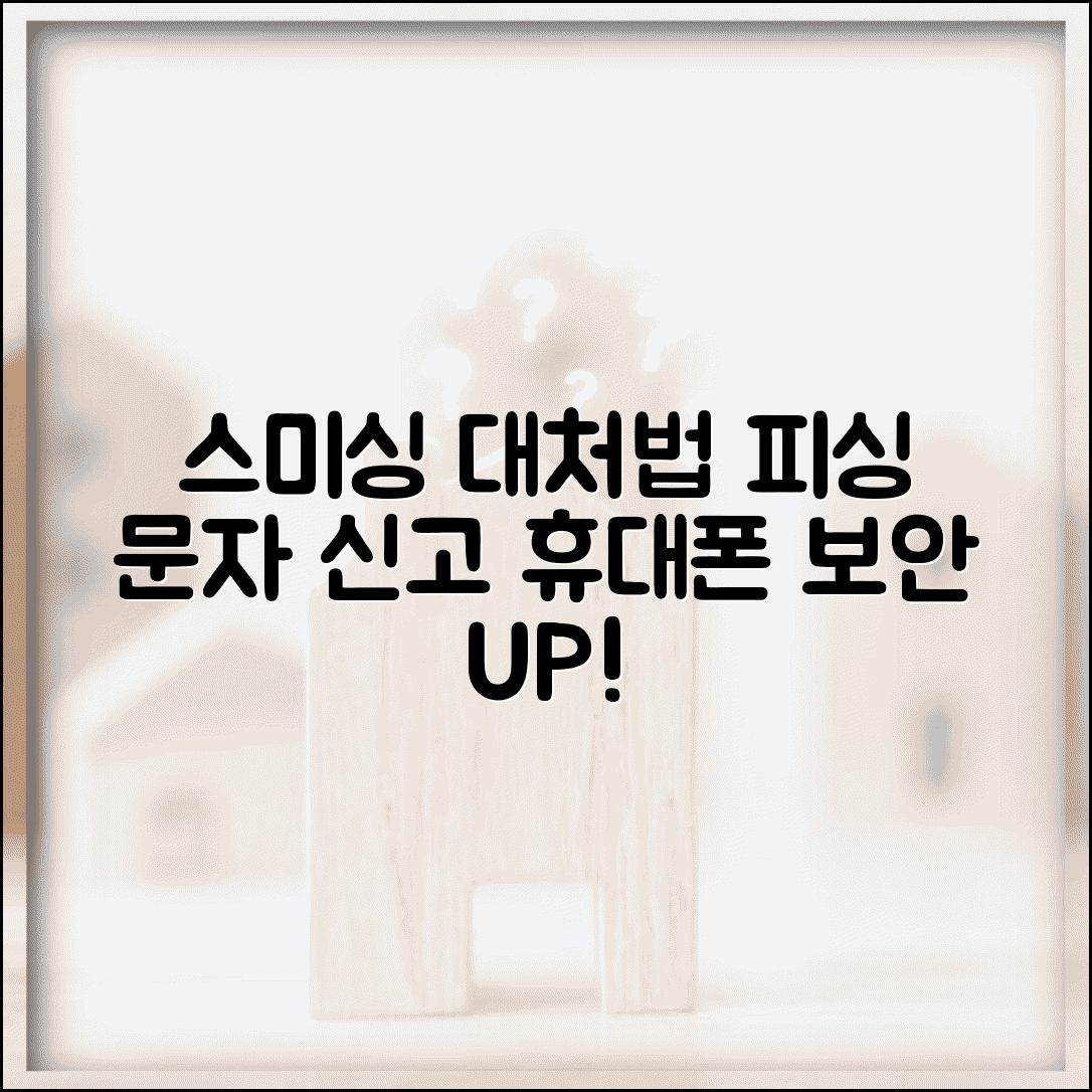 스미싱 피해 대처법 | 문자 피싱 당했을 때 휴대폰 보안과 신고