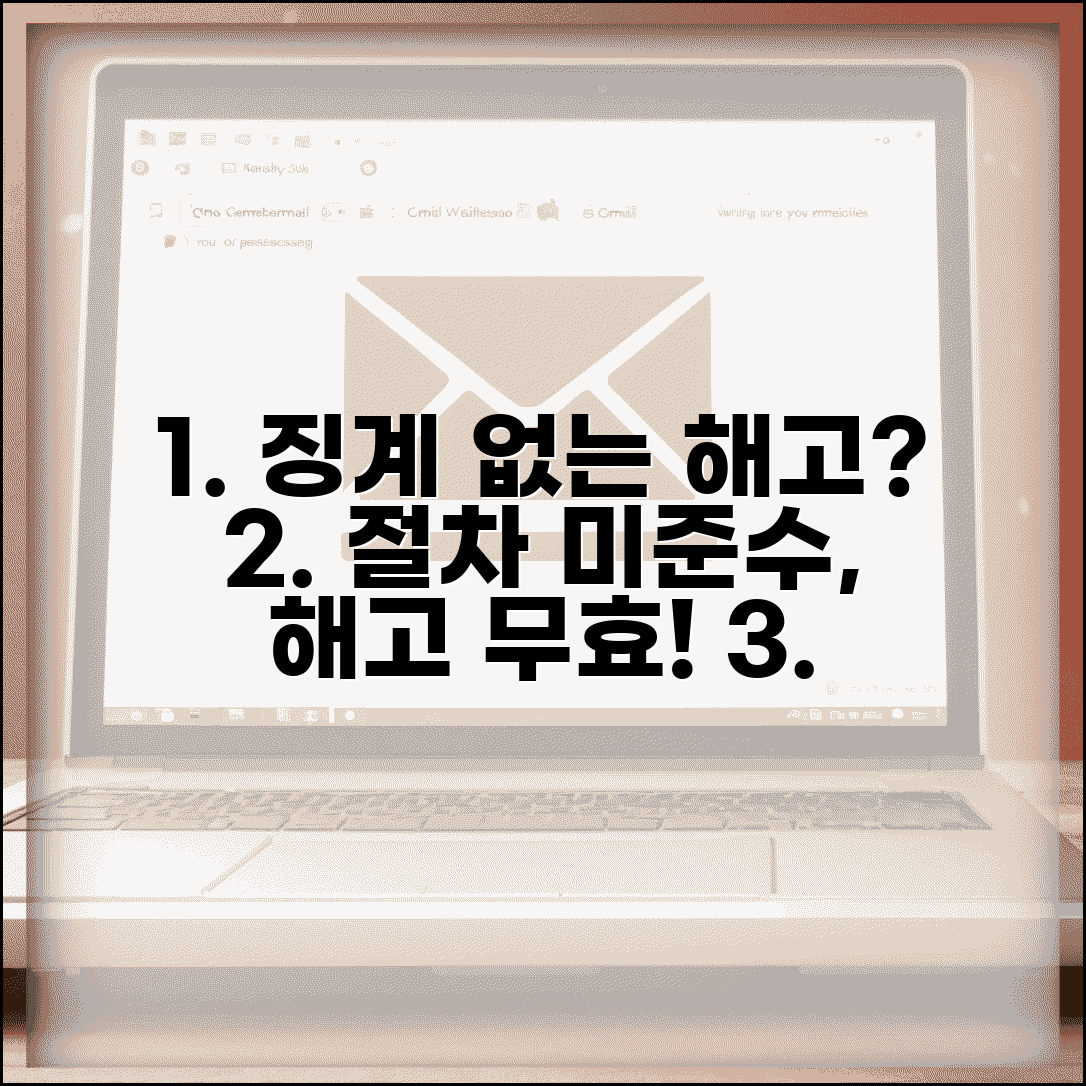 징계위원회 없이 해고 | 취업규칙상 징계절차 미준수 해고 무효