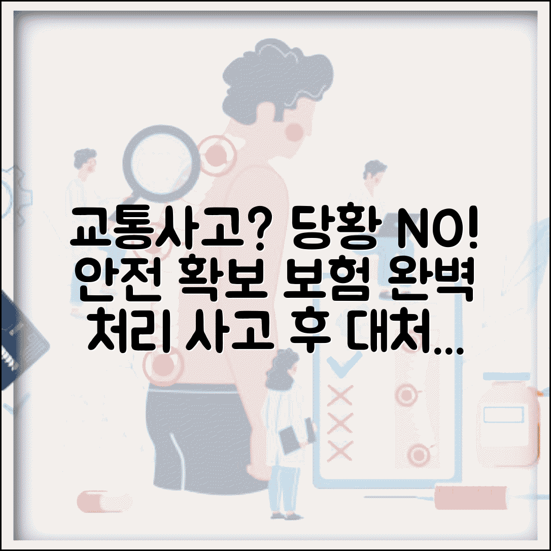 교통사고 났을때 대처 요령 | 사고 현장 안전 확보부터 보험 처리까지 완벽 대응법