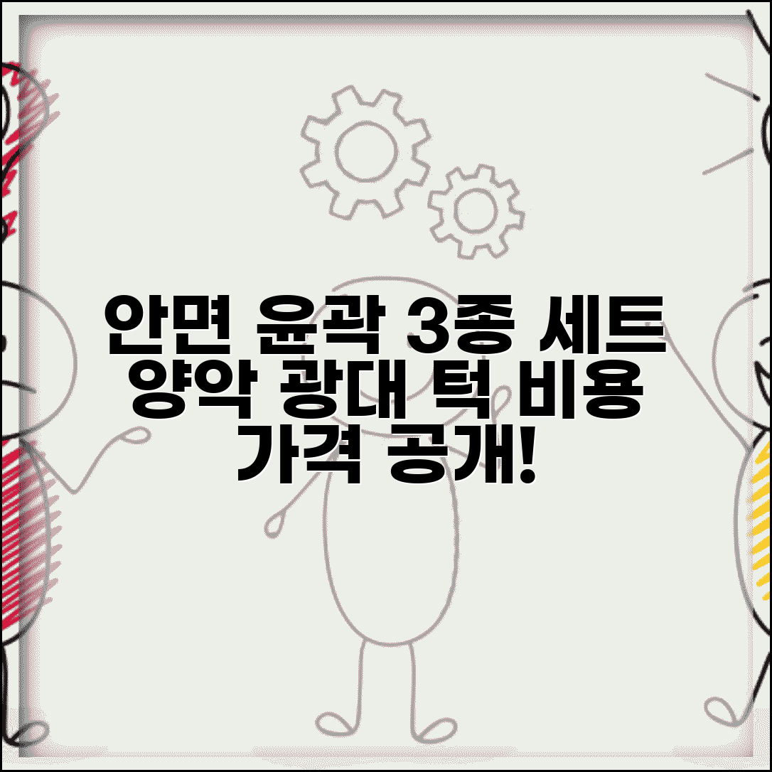 안면 윤곽 수술 비용 가격 3종 세트 | 양악 광대 턱 수술 비용