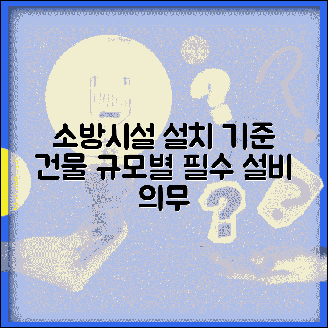 소방시설 설치 기준 건물 규모 | 소방 설비 설치 의무 기준