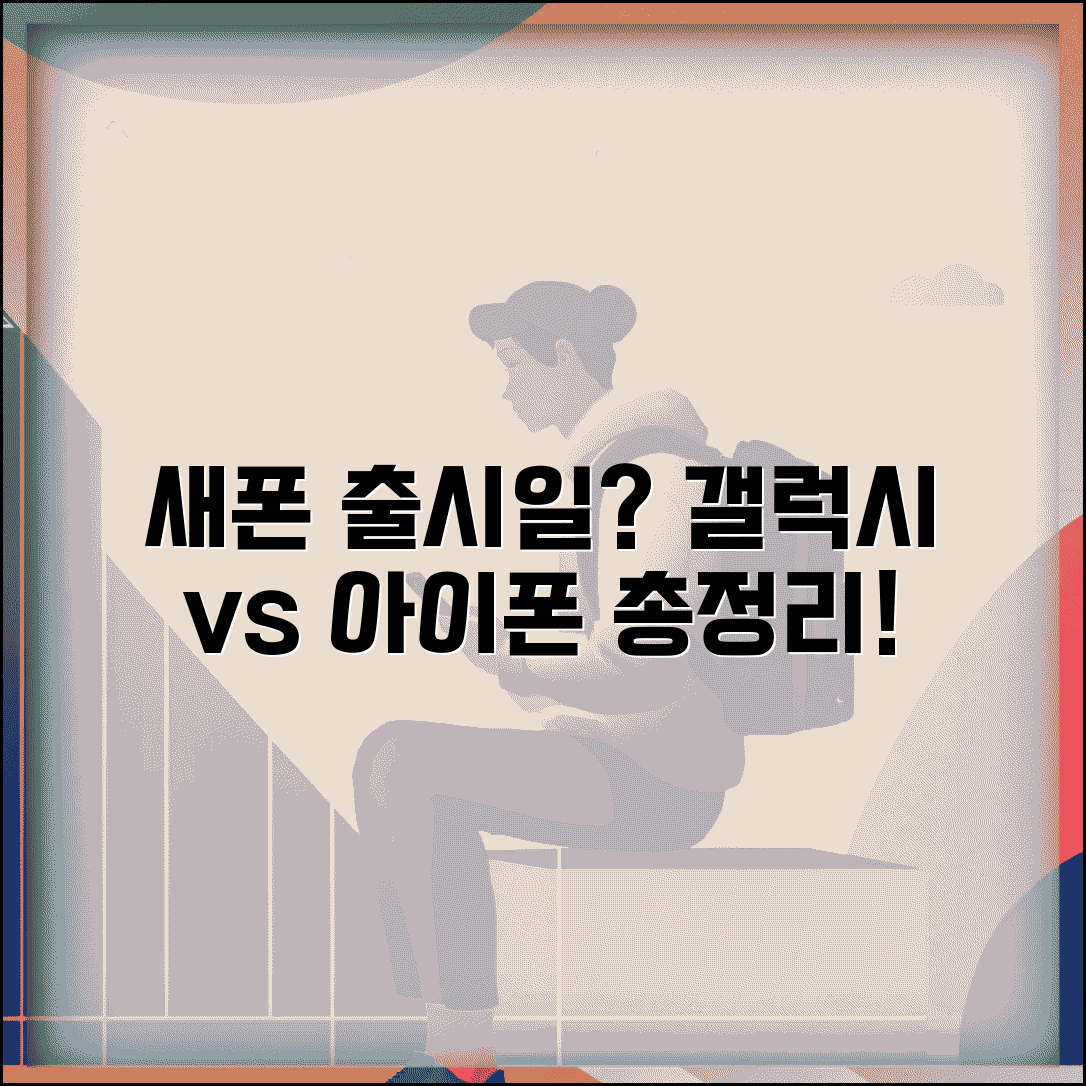 갤럭시 아이폰 신제품 출시일 언제 | 최신 핸드폰 출시 예정 정보 총정리