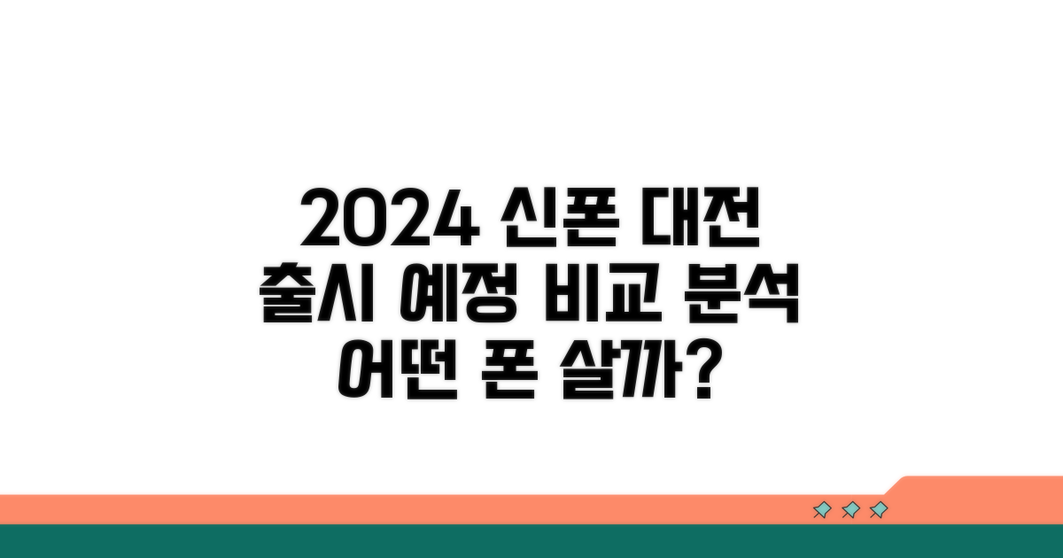최신 핸드폰 출시 예정 비교 분석