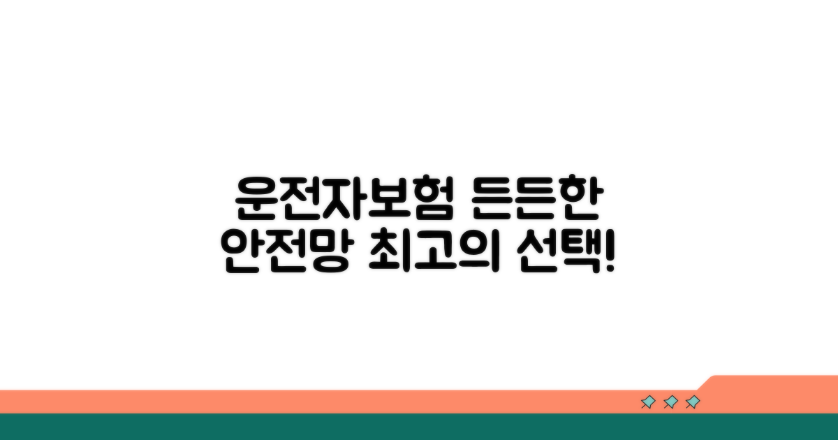 운전자보험, 든든한 안전망 만들기