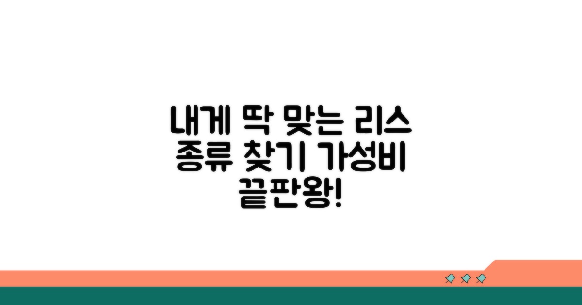 내 조건에 맞는 자동차 리스 종류 찾기