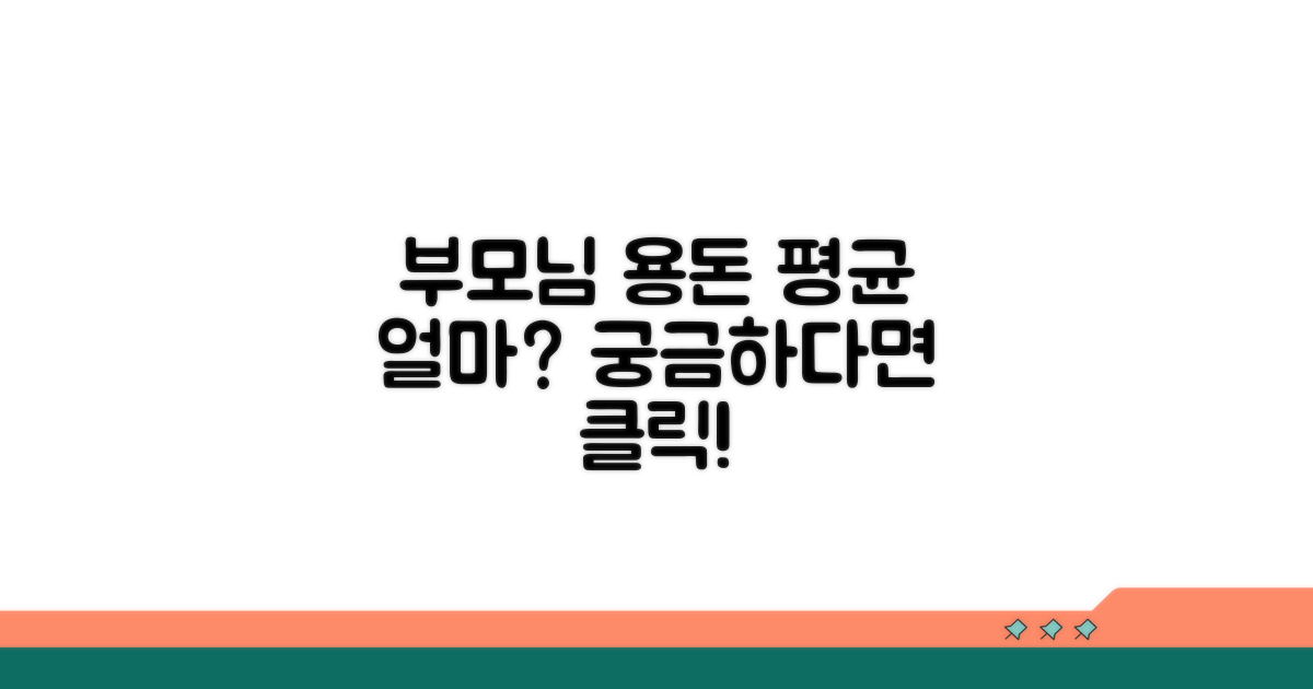 부모님 용돈 평균 얼마일까?