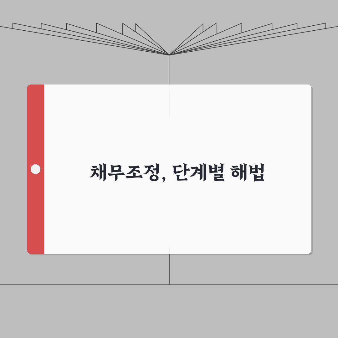 채무조정 신청 절차 단계별 가이드 A to Z: 7단계 완벽 분석